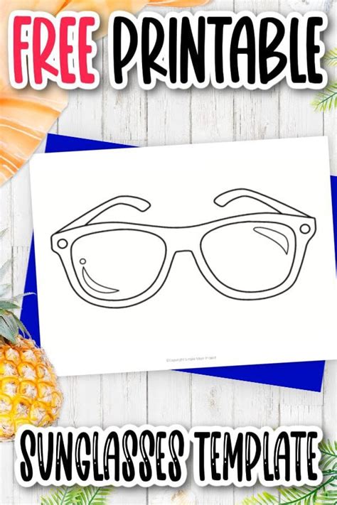 printable paper sunglasses